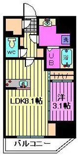 SYFORME OMIYA(シーフォルム大宮)【13階】の間取り