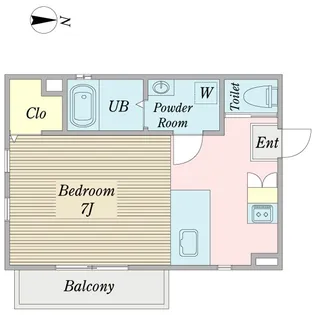 HT Apartment【1階】の間取り