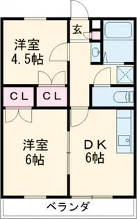 Lily Gardens 東部台【1階】の間取り