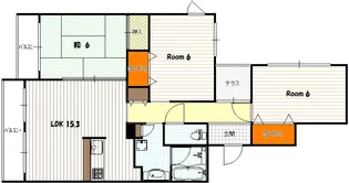 ダイナソアール【5階】の間取り