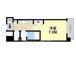 フォーリアライズ北三国ヶ丘【6階】の間取り