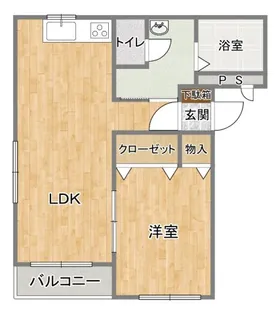 ヒーローマンション 若葉【3階】の間取り