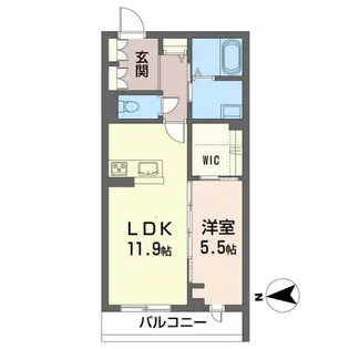 サンセイ・マンションVI【2階】の間取り