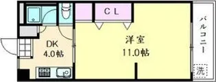 シャトー冨士【7階】の間取り