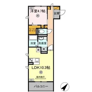 ヴィラフェリーチェ【3階】の間取り