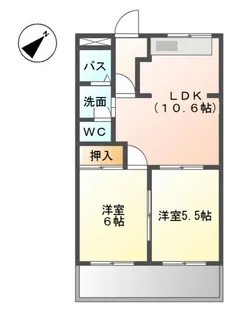 グランシャリオ【1階】の間取り