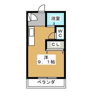 池田ビル【3階】の間取り