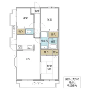 プレジデントヒル【1階】の間取り