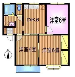 ベルエポック A【1階】の間取り