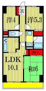 グレイスコート船橋【1階】の間取り