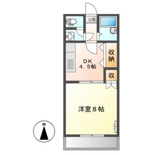 エルシャトー緑【1階】の間取り