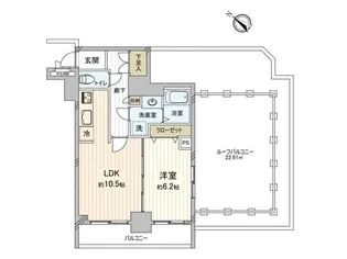 アイル東京向島弐番館【7階】の間取り