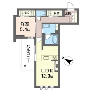 ピアチェーレ【3階】の間取り