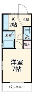 ファミール湘南【1階】の間取り