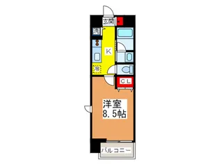 ムッシュヒロi21【3階】の間取り