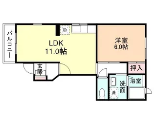 ラファエル【1階】の間取り