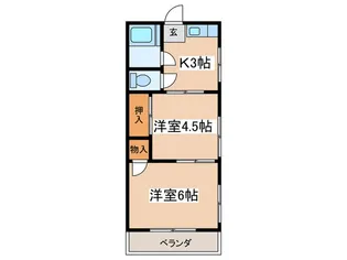 コ-ポ小林【2階】の間取り