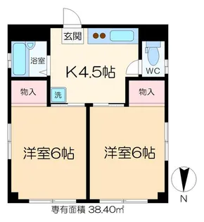アーバンコート森下【3階】の間取り