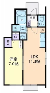 La Ciel【1階】の間取り