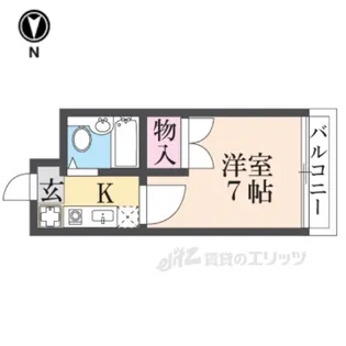 アメニティホウコク【5階】の間取り