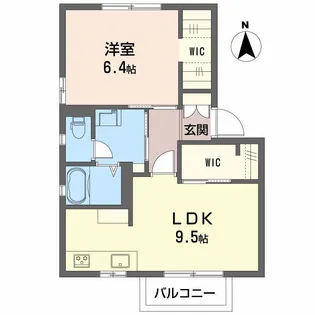 WIND35【1階】の間取り