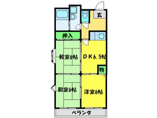 ベルメゾンHIKAWA【1階】の間取り