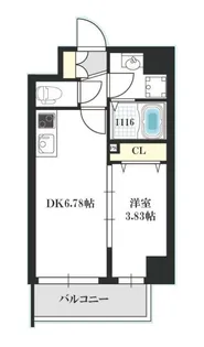 ドゥエリング上新庄【1階】の間取り