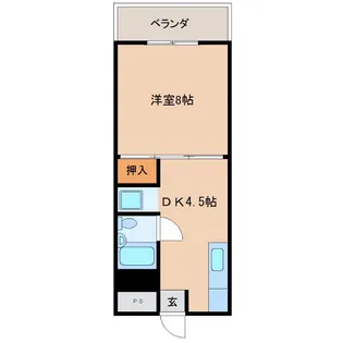 ルミウス黄金【3階】の間取り