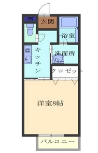 ヴァンテアン【2階】の間取り