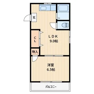 ダイシンコーポ【3階】の間取り