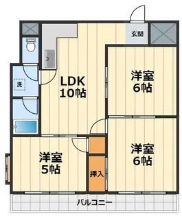 シャレムクレイン【2階】の間取り