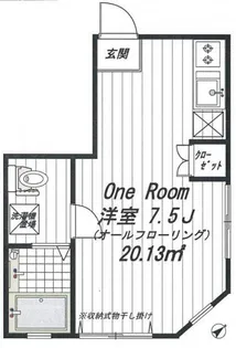 千石アパートメント【1階】の間取り