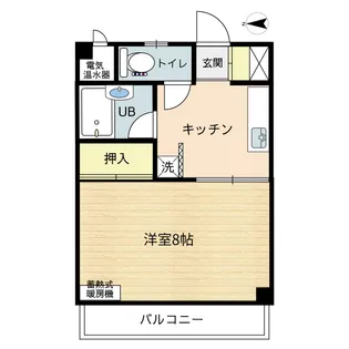 シルクハイツB棟【2階】の間取り