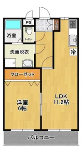 アメニティーハウス郡山【1階】の間取り