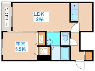 A BOND east【1階】の間取り