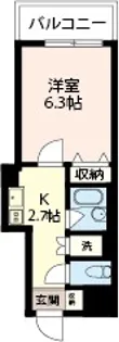 エスティメゾン神田【11階】の間取り