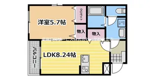 ブランシカ春日【2階】の間取り