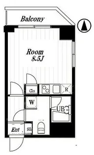 クレイシア錦糸町【5階】の間取り