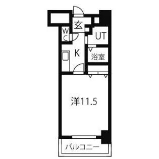 TQレジデンス名古屋錦【6階】の間取り