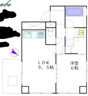 クオリア文京根津【4階】の間取り