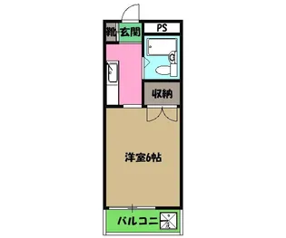 ハイム寺町【4階】の間取り