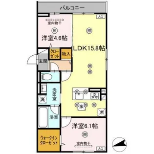 エルバ庚午【1階】の間取り