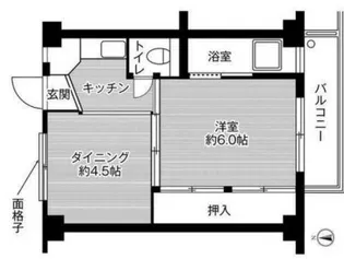ビレッジハウス有城2号棟【3階】の間取り