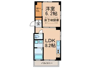 コモド大森第二マンション【1階】の間取り