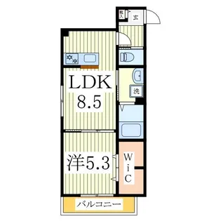 フェニックス南流山【1階】の間取り