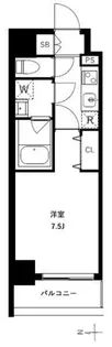 アーバンパーク浅草II【7階】の間取り