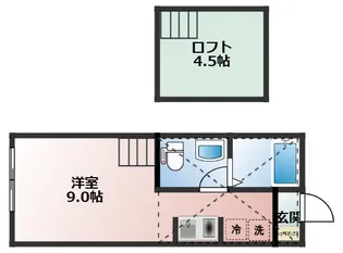 エクリス【1階】の間取り