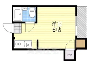 ハイツ長柄【1階】の間取り