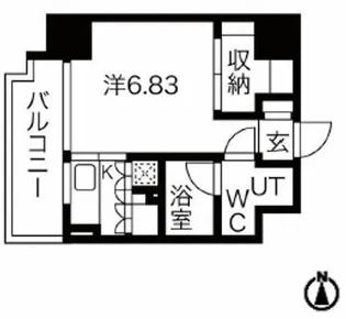 KLCタワー【6階】の間取り