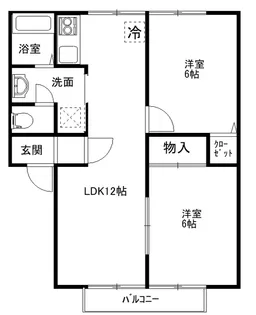 サンライフ和光【1階】の間取り